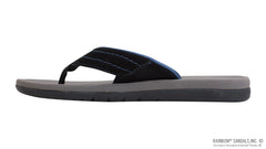 East Cape - Men's Molded Rubber Black/Blue strap w/ Grey Top