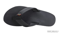 Single Layer Rasta Midsole Classic Black Leather