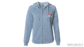 Women's Wave Wash Sweatshirt w/ Logo - Malibu Blue
