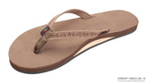 Premier Leather Dark Brown Floral Narrow Strap