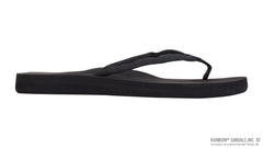 Low Cloud - Soft Rubber Top Narrow Black Polyester Strap