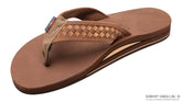 Bentley- Redwood Double Layer Arch Buckskin Woven Strap