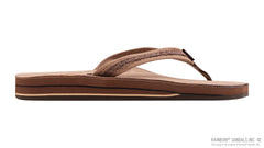 Premier Leather Dark Brown Double Layer Arch w/eXpresso Braided 3/4" Medium Strap