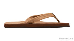 Luxury Leather Buckskin Single Layer Arch 3/4" Medium Strap