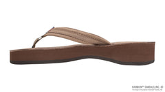 Madison DKBrwn Lthr 4-Layer Wedge 3/4@Strp w/1/2@Braid on tp