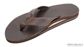 Classic Mocha Leather Double Layer Arch
