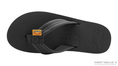 Legacy Collection Black Leather Tan Midsole Single Layer Arch