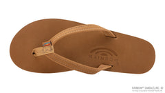 Premier Leather Cafe Double Layer Arch Narrow Strap
