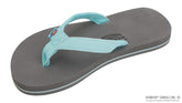 Grombows - Aqua Narrow Strap/Pinline Grey Soft Top