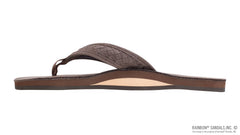 The Bentley - Classic Mocha Smooth Top Sole Woven Strap