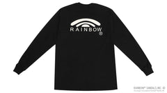 Long Sleeve T-Shirt - Black w/Cream (footbed) Logo