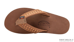 Bentley- Redwood Double Layer Arch Buckskin Woven Strap
