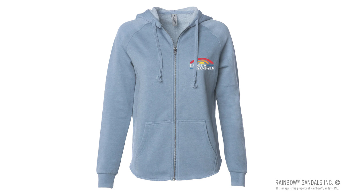 Women's Wave Wash Sweatshirt w/ Logo - Malibu Blue