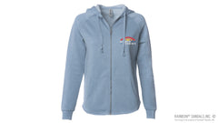 Women's Wave Wash Sweatshirt w/ Logo - Malibu Blue