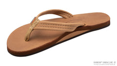 Luxury Leather Buckskin Single Layer Arch 3/4" Medium Strap
