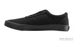 Men's Drifter Black Hemp Low Top Rubber Sole