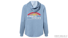 Women's Wave Wash Sweatshirt w/ Logo - Malibu Blue