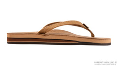 Premier Leather Cafe Double Layer Arch Narrow Strap