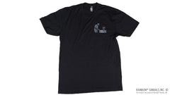 Men's T-Shirt Sparky Gluing Sandals - Black