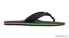 Single Layer Black Hemp w/ Rasta Midsole