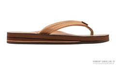 Luxury Leather Buckskin Double Layer Arch 3/4" Medium Strap