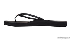 Low Cloud - Soft Rubber Top Narrow Black  Polyester Strap