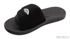 EastCape Slide - Men's Molded Rubber Black Adjustable Strap