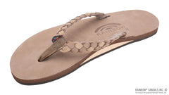 Twisted Sister-Dark Brown Topsole Sierra Brown Double Braid