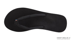 Low Cloud - Soft Rubber Top Narrow Black  Polyester Strap