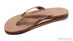 Premier Leather Dark Brown Double Layer Arch w/eXpresso Braided 3/4" Medium Strap