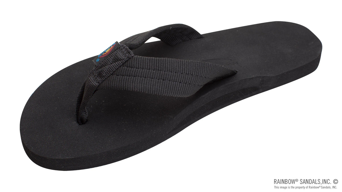 The Cloud - Soft Rubber Top Black Polyester Strap 