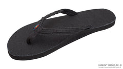 Flirty Braidy Black Hemp Single Layer w\Braid