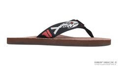 Brown Hemp Top Sole Silver Fish Strap Single Layer Arch  
