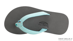 Grombows - Aqua Narrow Strap/Pinline Grey Soft Top