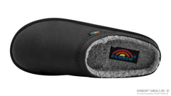 Baja Snug - Black Leather, Fleece Lined, Single Layer Arch