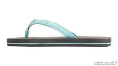 Grombows - Aqua Narrow Strap/Pinline Grey Soft Top