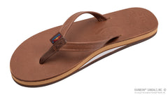 Legacy Collection Premier Leather Coffee Single Layer Arch Narrow Strap
