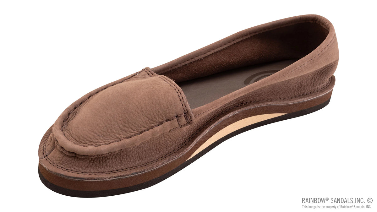 Expresso Milled Leather Slip On Loafer