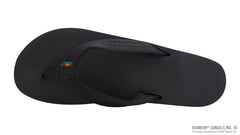 4 Layer Solid Black Rubber Wedge 3/4" EVA Filled Nylon Strap