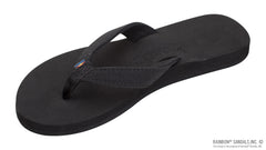 The Bella - Soft Top Black Tapered Canvas Strap