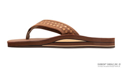 Bentley- Redwood Double Layer Arch Buckskin Woven Strap